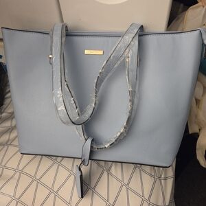 4 Piece Womens Sky Blue Purse Set NTW